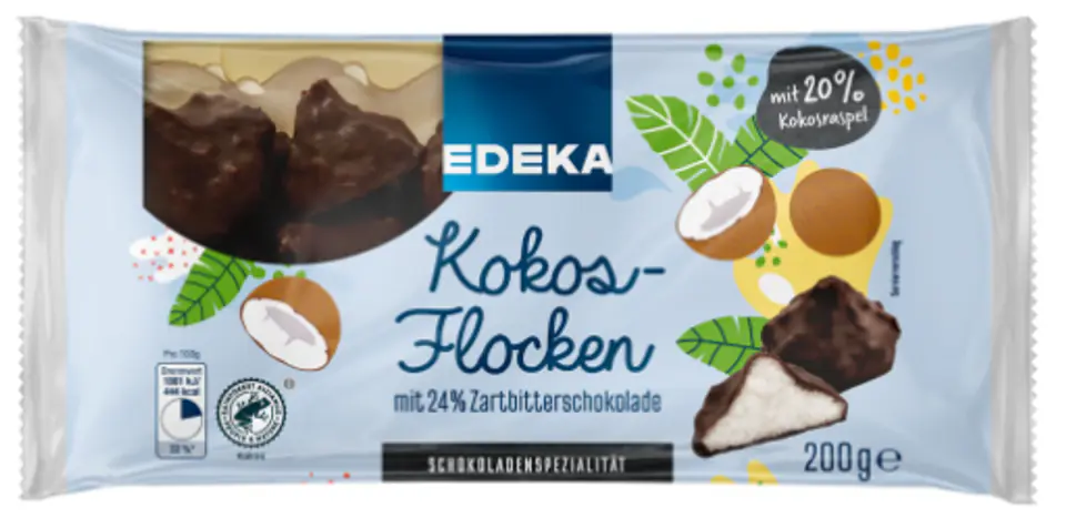 ⁨Edeka Kokos-Flocken 200 g⁩ w sklepie Wasserman.eu