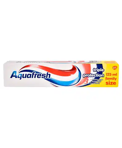 ⁨Aquafresh Triple Protection Pasta do Zębów 125 ml⁩ w sklepie Wasserman.eu