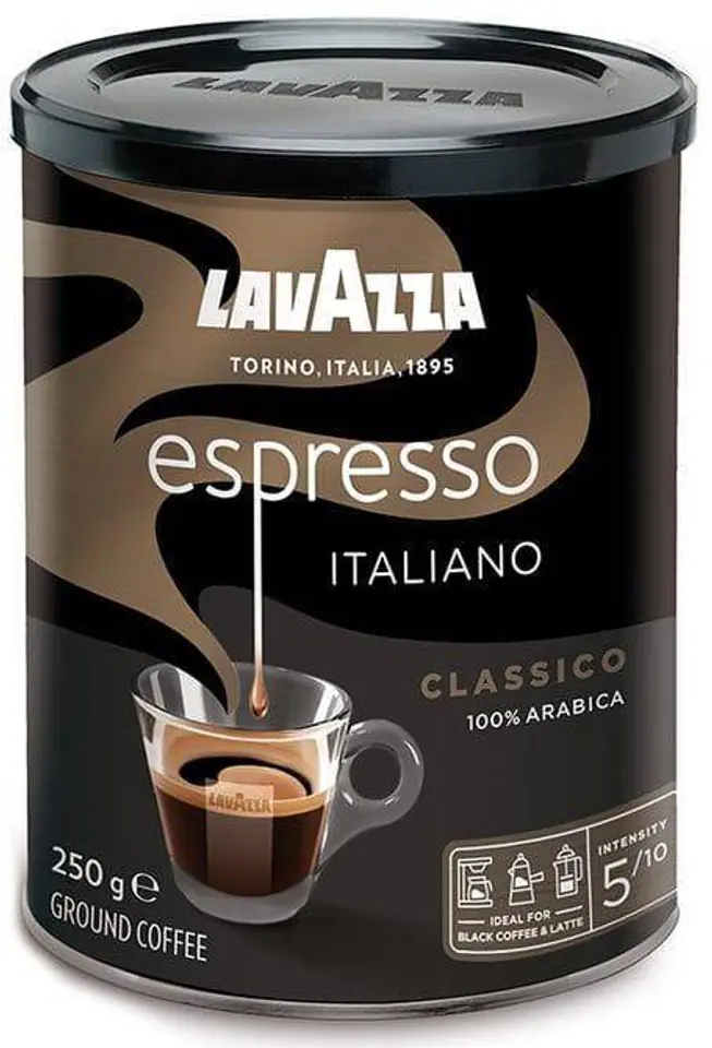 ⁨Lavazza Caffe Espresso ground coffee 250g dose⁩ at Wasserman.eu