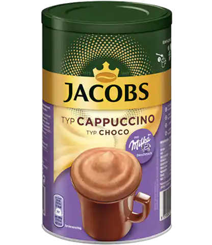 ⁨Jacobs Cappucino Czekoladowe Puszka 500 g⁩ w sklepie Wasserman.eu