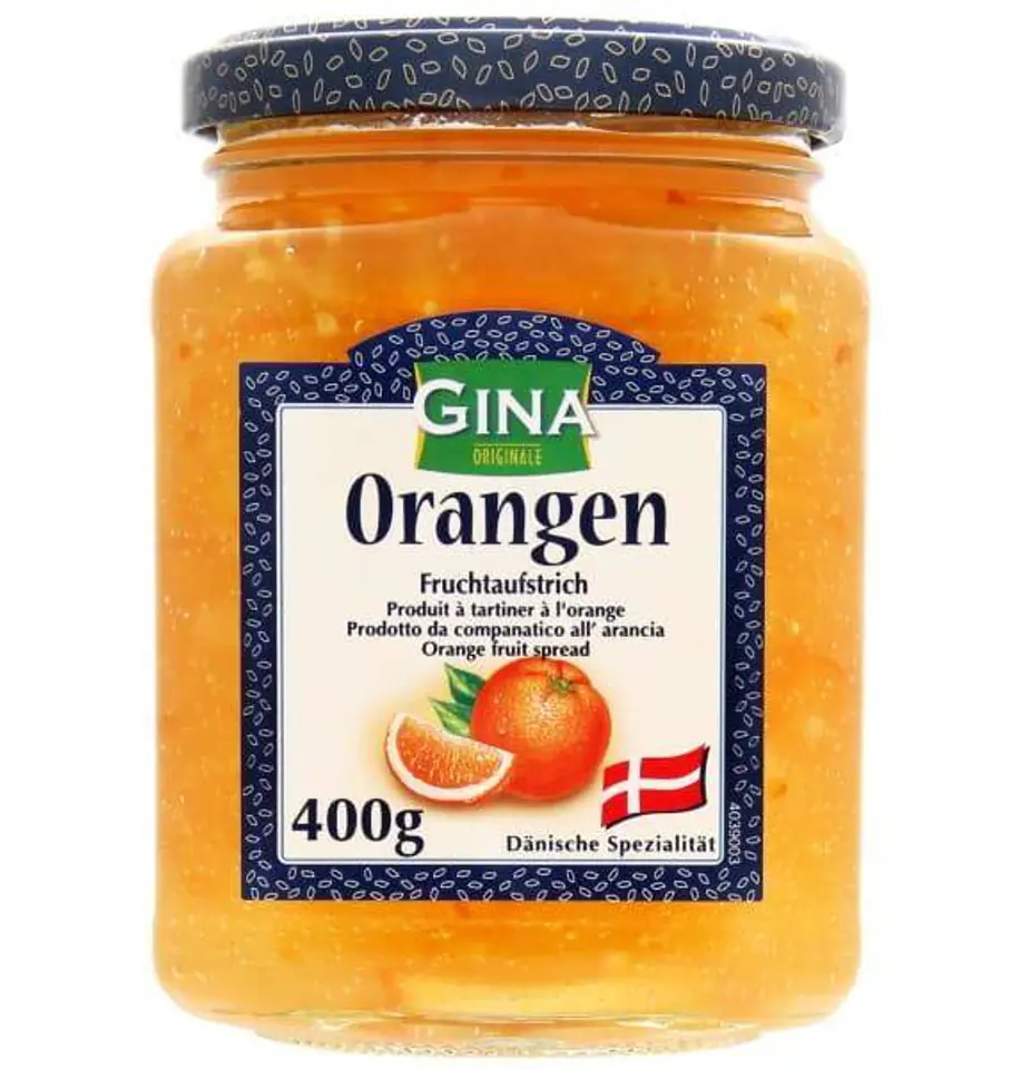 ⁨Gina Dżem Pomarańczowy 400 g⁩ w sklepie Wasserman.eu