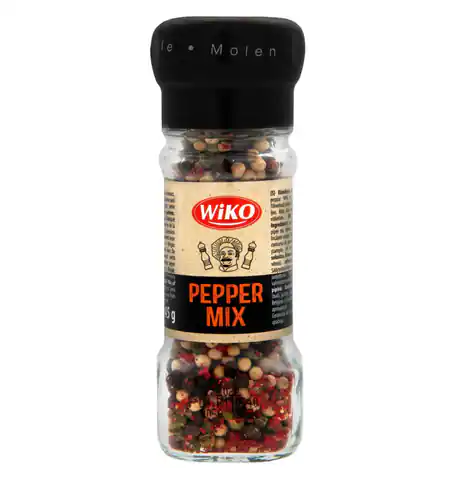 ⁨Wiko Pepper Colorful Grainy Spice with Grinder 45 g⁩ at Wasserman.eu