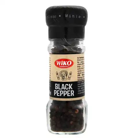 ⁨Wiko Pepper Black Grainy Spice with Grinder 50 g⁩ at Wasserman.eu