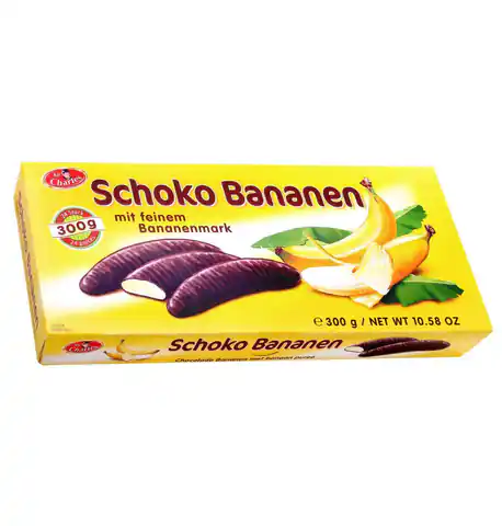 ⁨SirCharles Schokobananen Pianki Bananowe 300 g⁩ w sklepie Wasserman.eu
