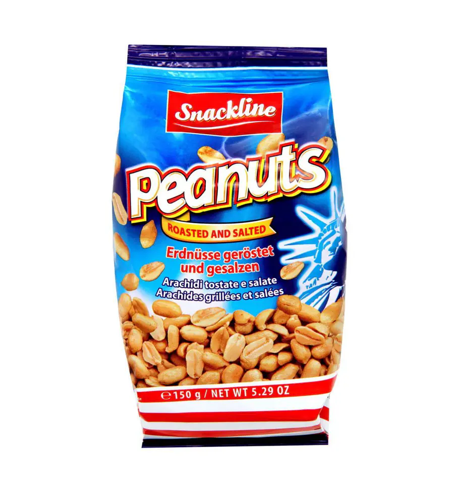 ⁨Snackline Roasted and Salted Peanuts 150 g⁩ at Wasserman.eu