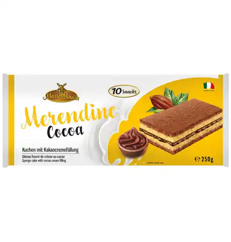 ⁨Meister Moulin Sponge Sandwiches with Cocoa Cream 250 g⁩ at Wasserman.eu