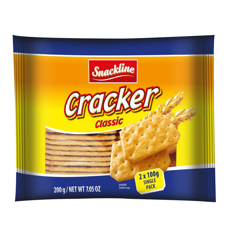 ⁨Snackline Salted Crackers 200 g⁩ at Wasserman.eu