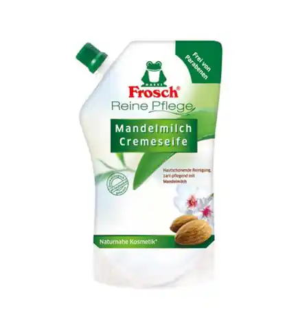 ⁨Frosch Mandelmilch Mydło w Płynie Zapas 500 ml⁩ w sklepie Wasserman.eu