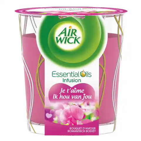 ⁨Air Wick Je t'aime Scented Candle 105 g⁩ at Wasserman.eu