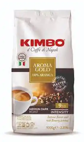 ⁨Kimbo Aroma Gold Kawa Ziarnista 1 kg⁩ w sklepie Wasserman.eu