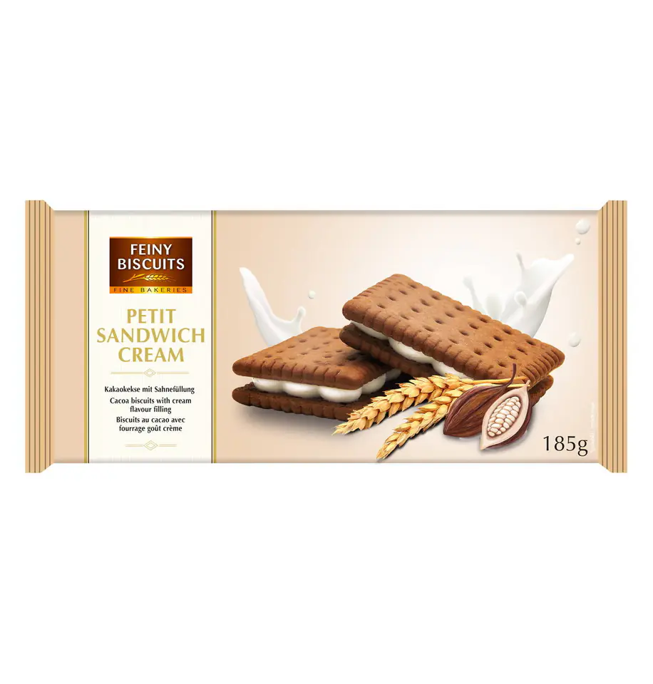 ⁨Feiny Biscuits Petit Sandwich Cream 185 g⁩ at Wasserman.eu