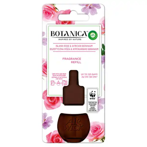 ⁨Air Wick Botanica Egzotyczna Róża & Afrykańskie Geranium Wkład 19 ml⁩ w sklepie Wasserman.eu
