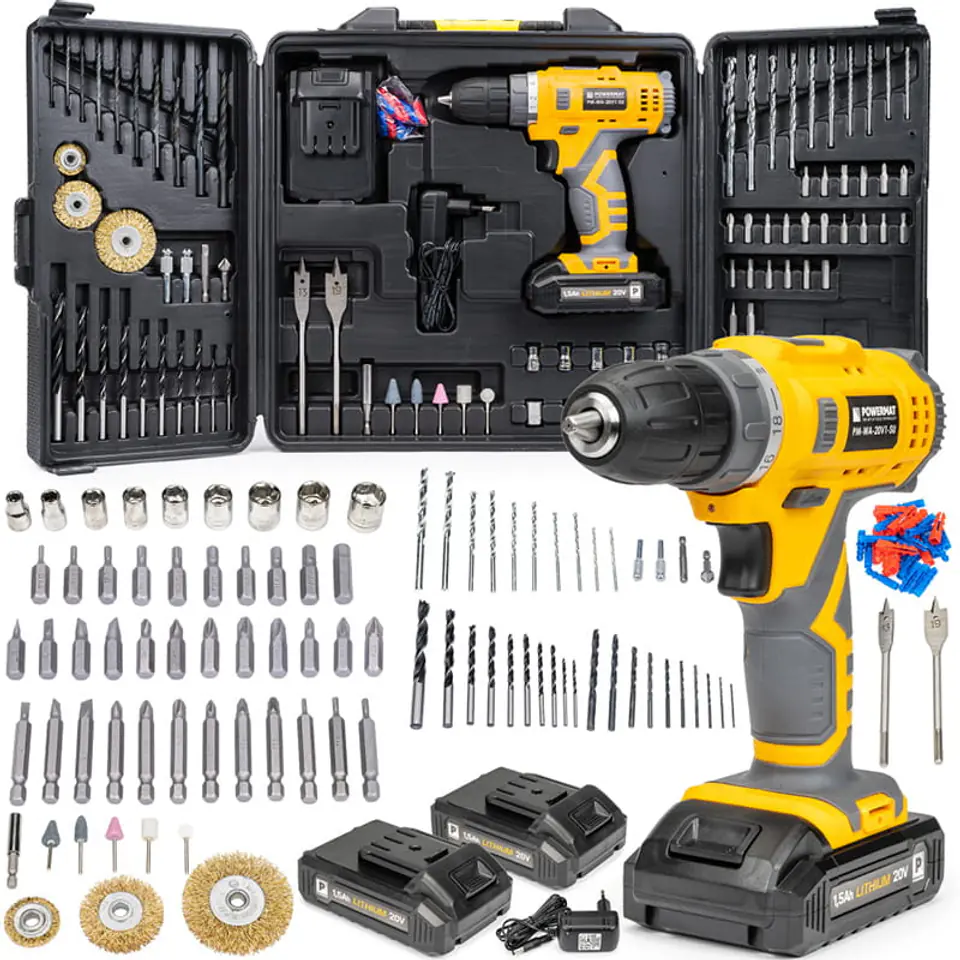 Cordless screwdriver Set 92el PM-WA-20V1-SU at Wasserman.eu