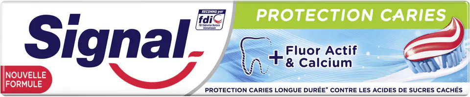 ⁨Signal Protection Caries + Fluorine Actif Toothpaste 75 ml⁩ at Wasserman.eu