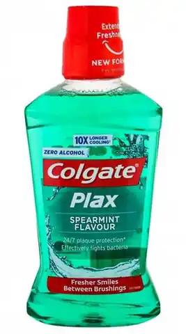 ⁨Colgate Plax Spearmint Flavour Płyn do Płukania Jamy Ustnej 500 ml⁩ w sklepie Wasserman.eu