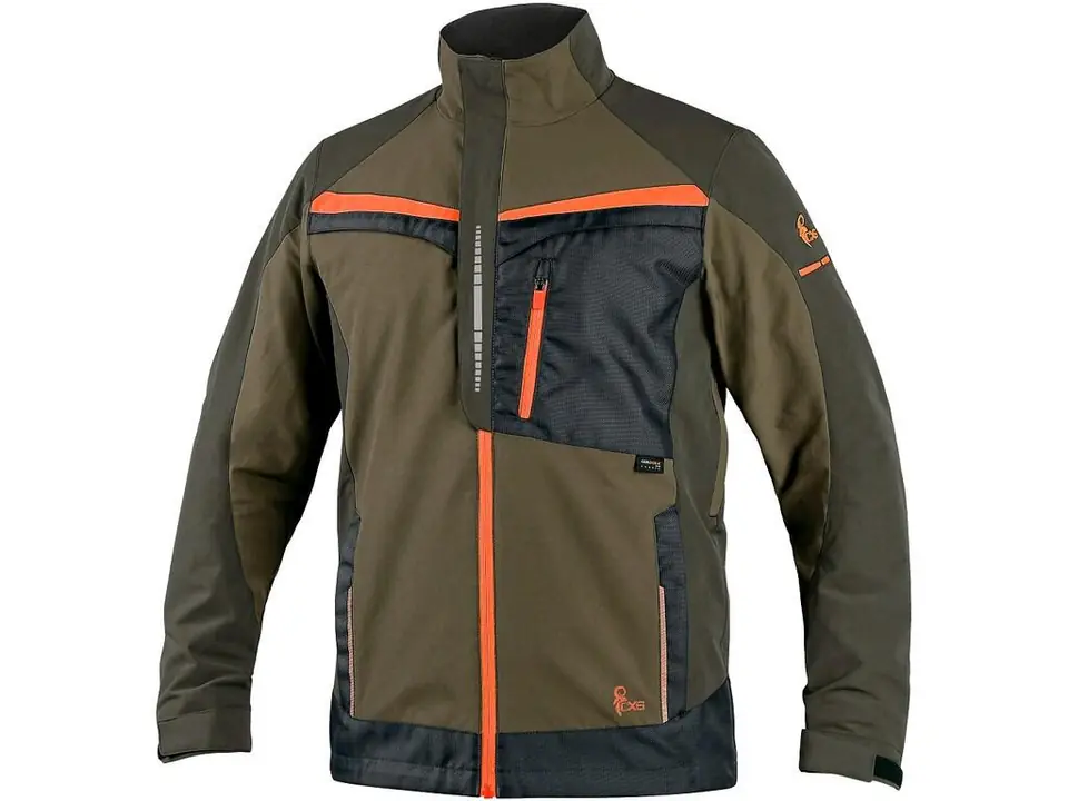 SWEATSHIRT/JACKET CXS NAOS GREEN-ORANGE SIZE 48 at Wasserman.eu