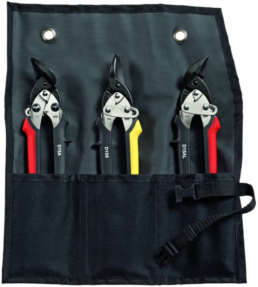ZESTAW NOŻYC DO BLACHY IDEAL, 3SZT. ETUI w sklepie Wasserman.eu