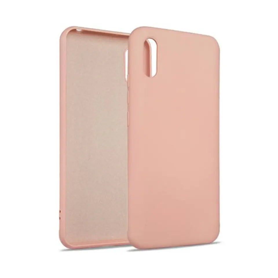 ⁨Beline Silicone Case Xiaomi Redmi 9A rose-gold/rose gold⁩ at Wasserman.eu