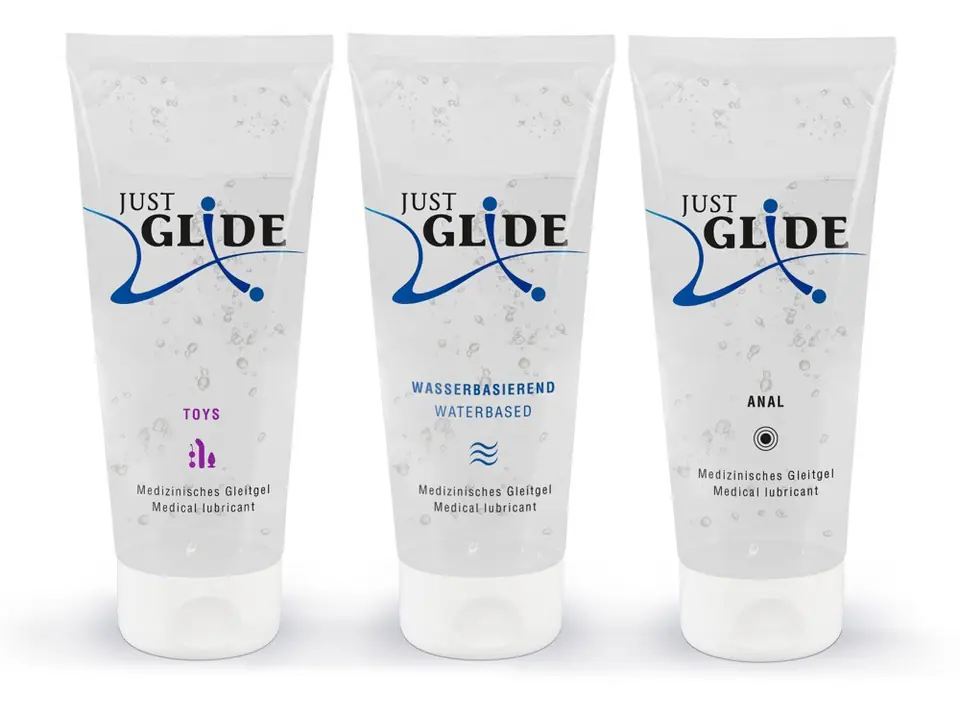 ⁨Lubricant set 3x200ml Just Glide⁩ at Wasserman.eu