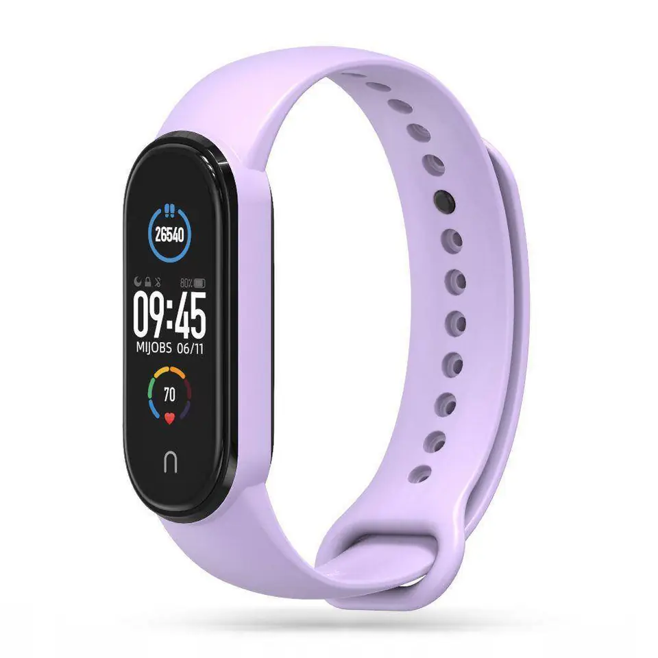 ⁨Pasek do XIAOMI MI BAND 3 / 4 / 5 / 6 / 6 NFC / 7 Tech-Protect IconBand Violet fioletowe⁩ w sklepie Wasserman.eu