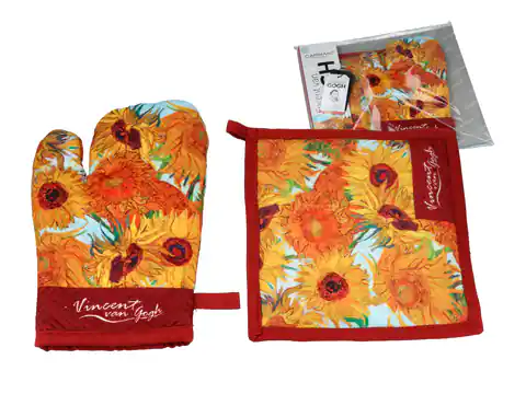 ⁨Cpl. Paw and kitchen glove - V. van Gogh, Sunflowers (CARMANI)⁩ at Wasserman.eu