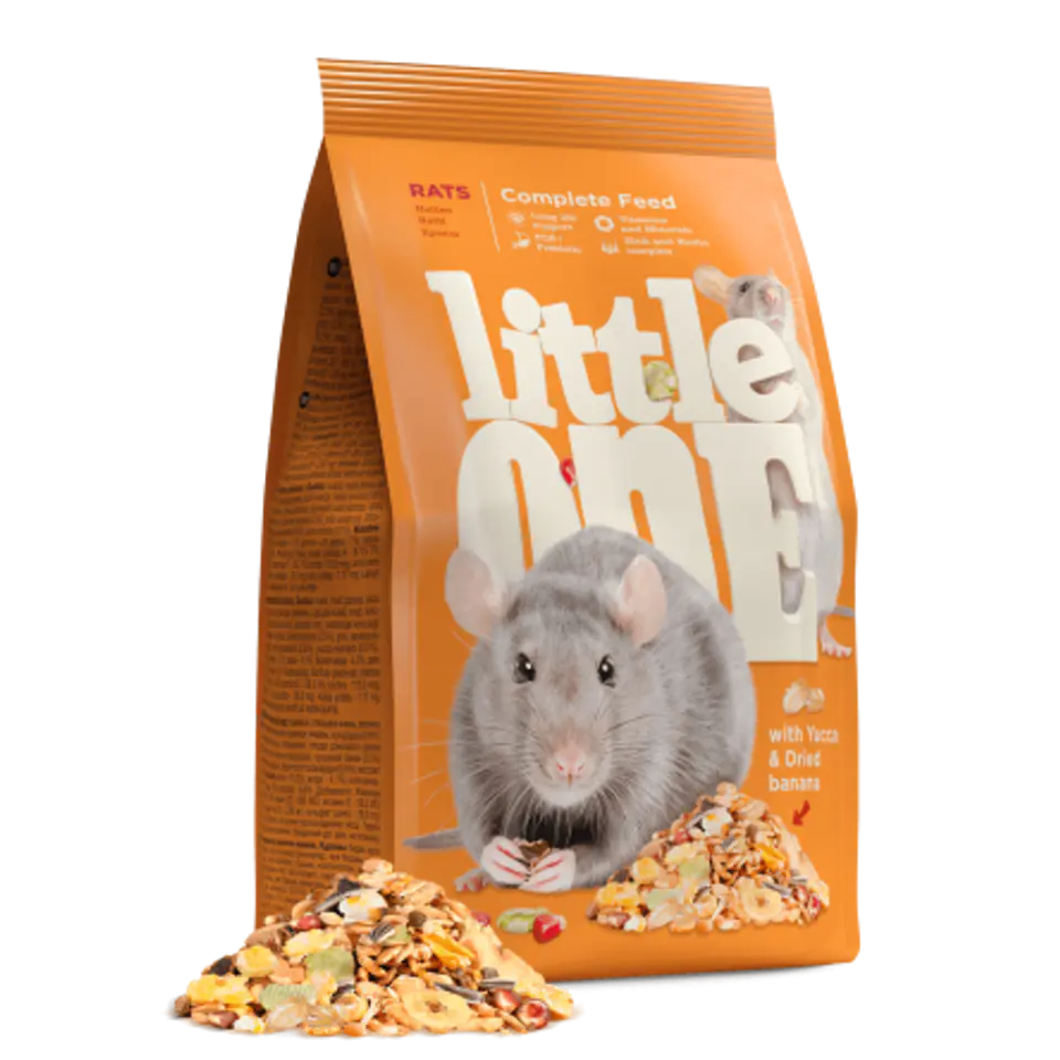 ⁨LITTLE ONE Rat Food 900g [31052]⁩ at Wasserman.eu