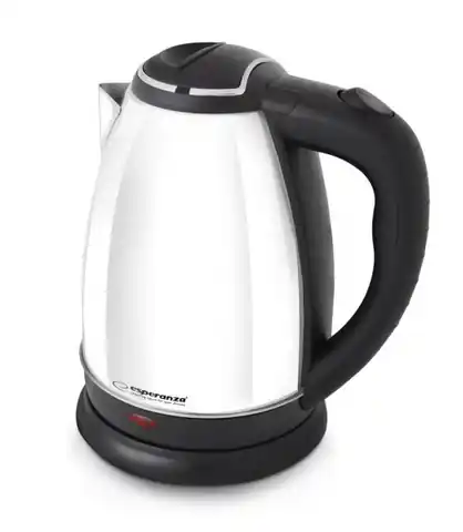 ⁨Esperanza EKK013W electric kettle 1.8 L Black,White 1800 W⁩ at Wasserman.eu
