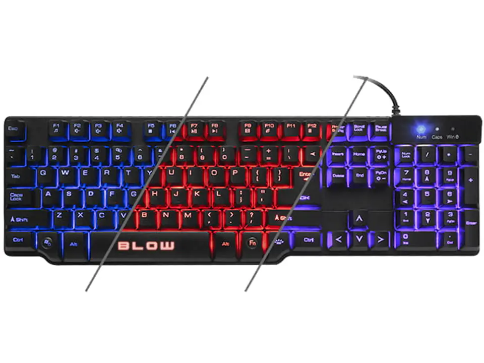 Keyboard with LED Backlight Blow 84-213 at Wasserman.eu