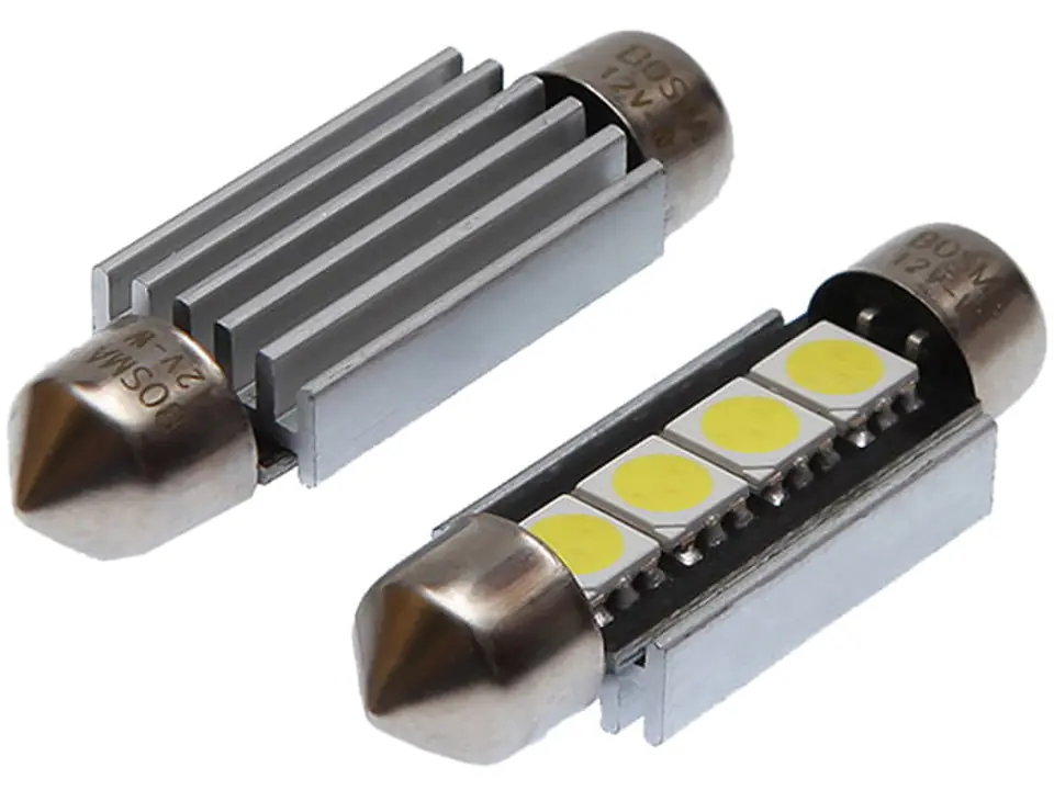 Car led bulbs 12V Canbus SV8,5 4XSMD BOS-3789 CANBUS at Wasserman.eu
