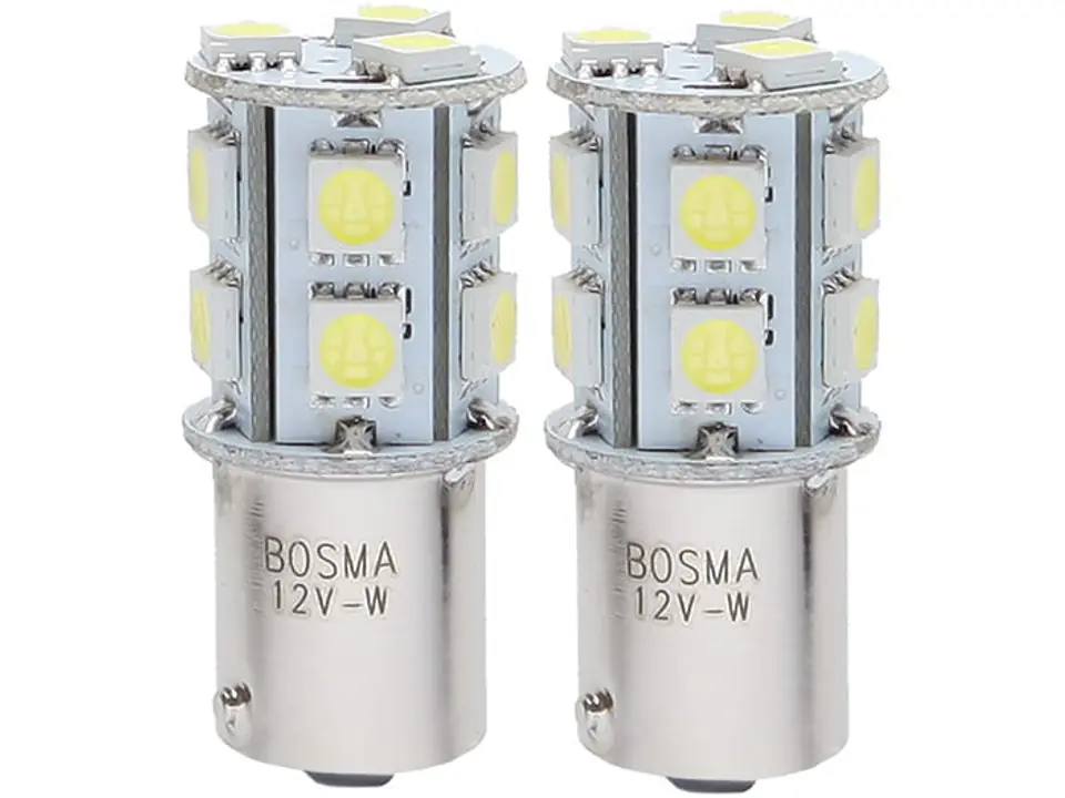 Car led bulbs 12V BA15s 13XSMD BOS-3055 at Wasserman.eu