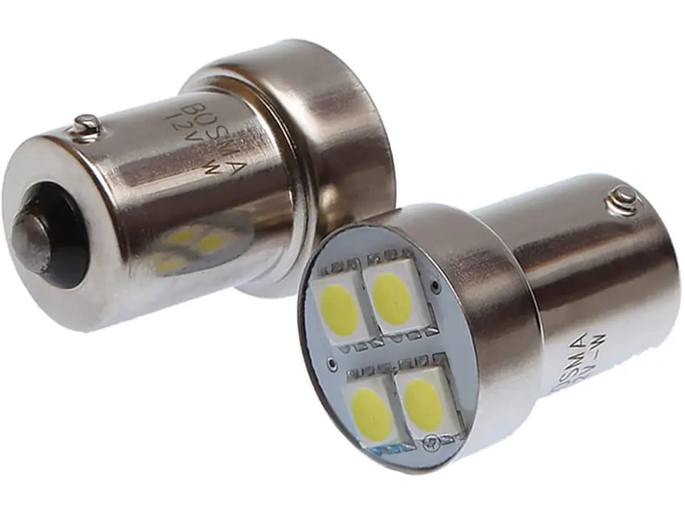 Car led bulbs 12V BA15s 4XSMD BOS-3048 at Wasserman.eu