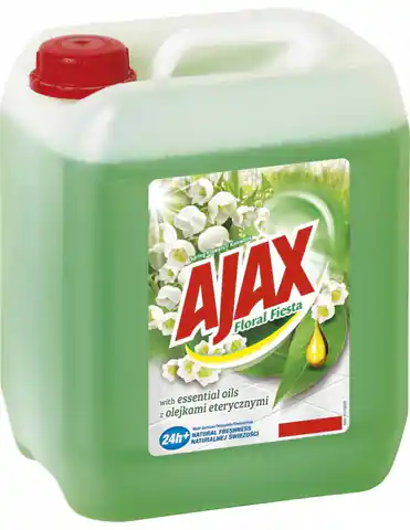 ⁨AJAX Płyn uniwersalny do mycia Zielony 5L⁩ w sklepie Wasserman.eu