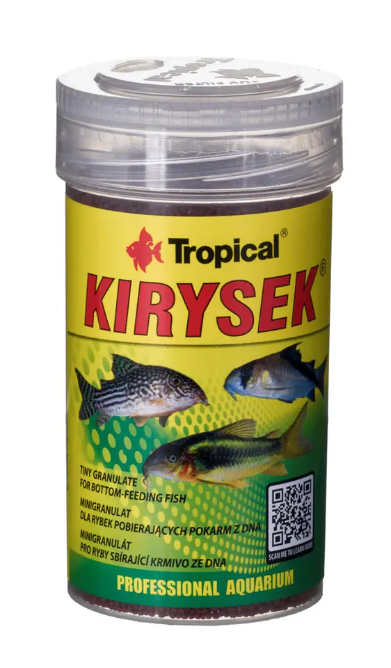 ⁨TROPICAL Kirysek - Futter für Aquarienfische - 68g⁩ im Wasserman.eu
