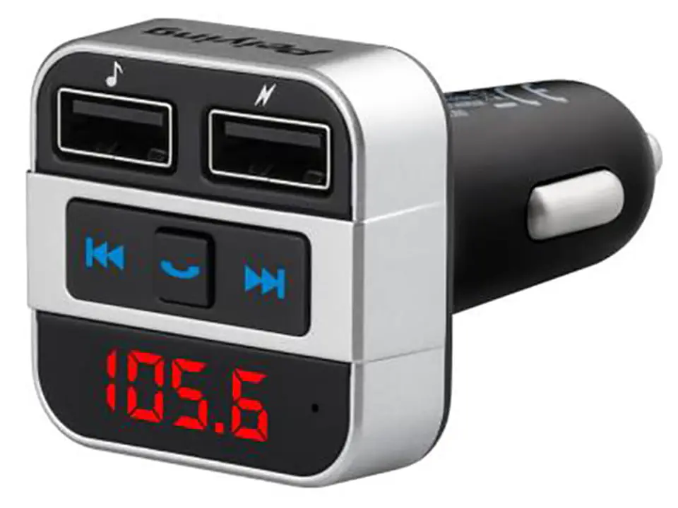 ⁨FM transmitter with bluetooth and USB + charger URZ0468⁩ at Wasserman.eu