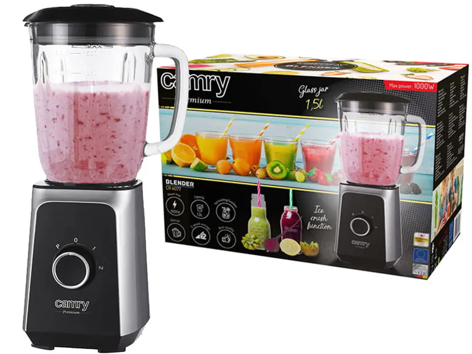 ⁨Blender kielichowy Moc 1000W 1,5l kruszy lód CR 4077⁩ w sklepie Wasserman.eu