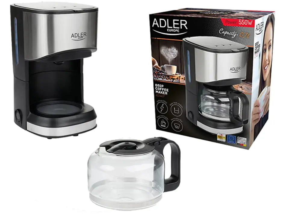 ⁨Filter coffee maker 0.7L simple operation AD 4407⁩ at Wasserman.eu