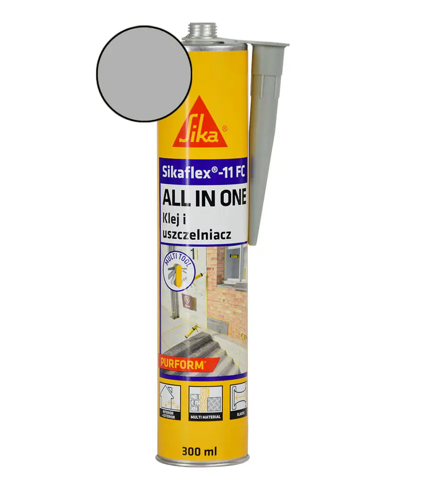 ⁨SIKAFLEX 11FC PURFORM SEALING ADHESIVE 300ML CONCRETE GREY⁩ at Wasserman.eu