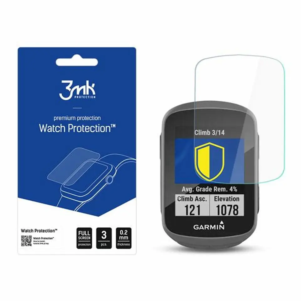 ⁨3MK FlexibleGlass Garmin Edge 130 Plus Watch Hybrid Glass⁩ at Wasserman.eu