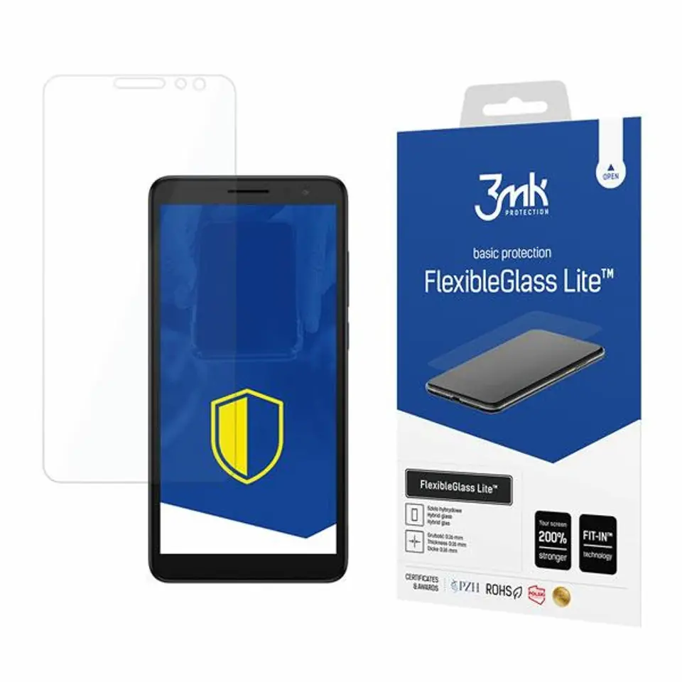 ⁨3MK FlexibleGlass Lite Alcatel 1B 2022 Solid Hybrid Glass⁩ at Wasserman.eu
