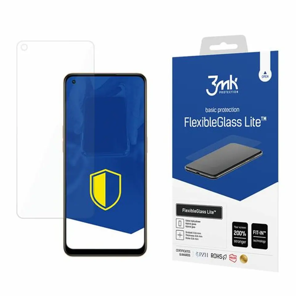 ⁨3MK FlexibleGlass Lite Oppo Reno 7 Lite Hybrid Glass⁩ at Wasserman.eu