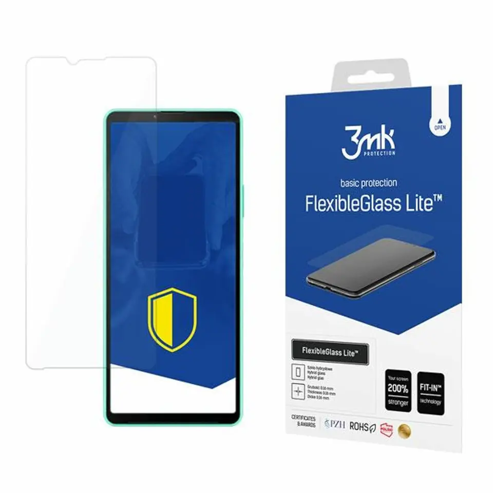 ⁨3MK FlexibleGlass Lite Sony Xperia 10 IV Hybrid Glass Lite⁩ at Wasserman.eu