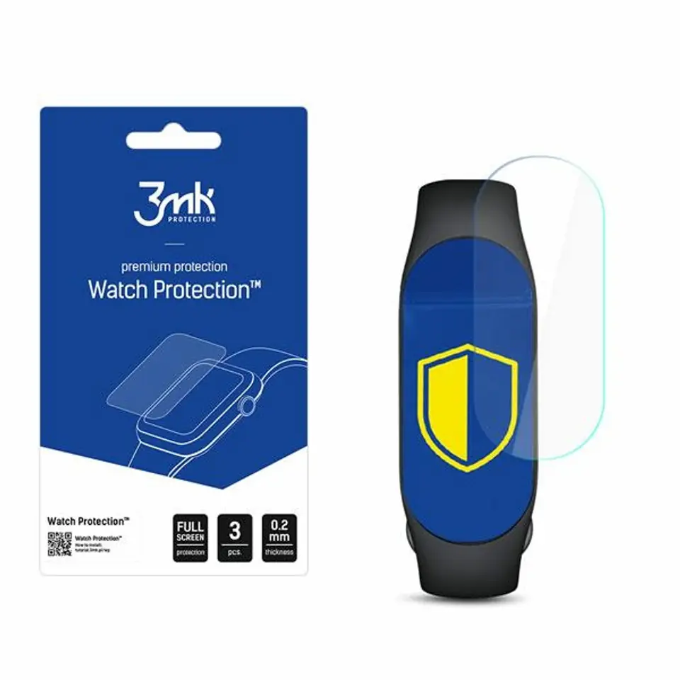 ⁨3MK Arc Film Xiaomi Mi Band 7 Watch Fullscreen Foil⁩ at Wasserman.eu