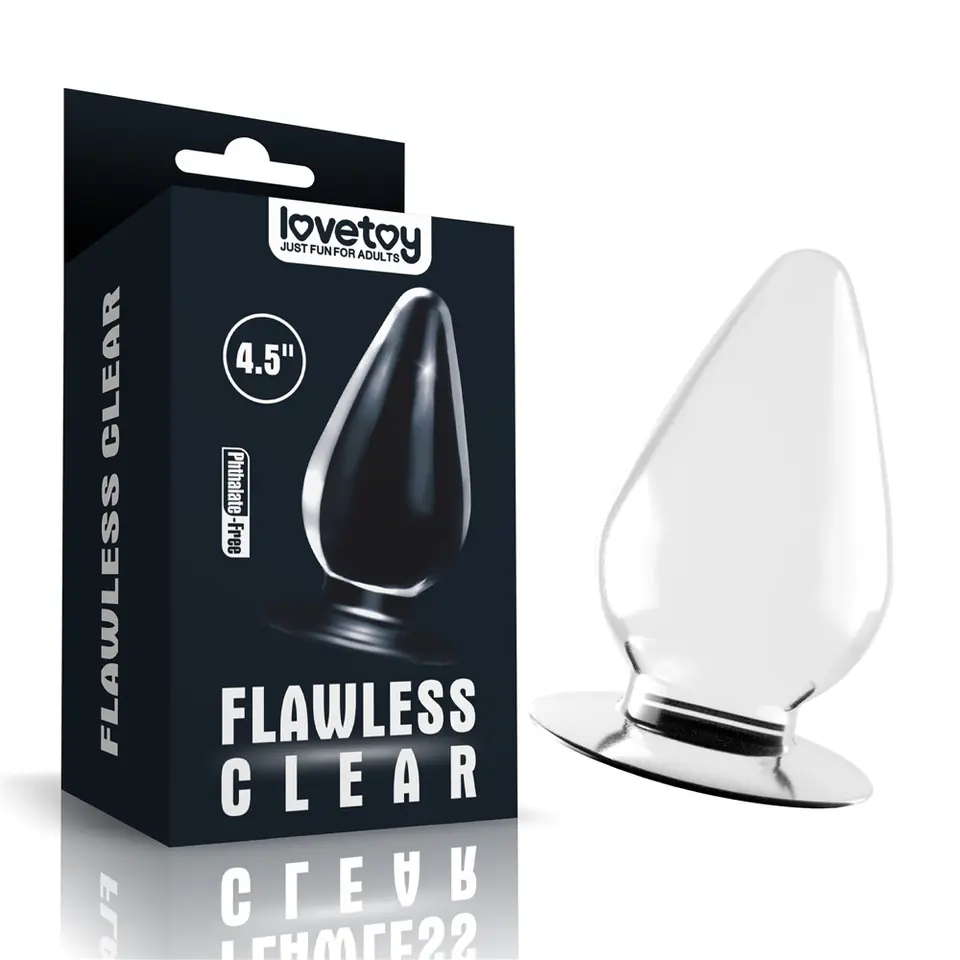 ⁨KOREK ANALNY Flawless Clear Anal Plug 4.5''⁩ w sklepie Wasserman.eu