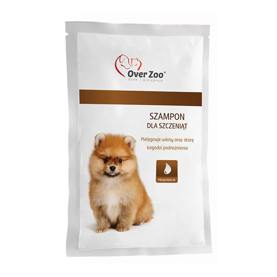 ⁨OVERZOO SHAMPOO FOR PUPPIES IN A SACHET 20 ml⁩ at Wasserman.eu