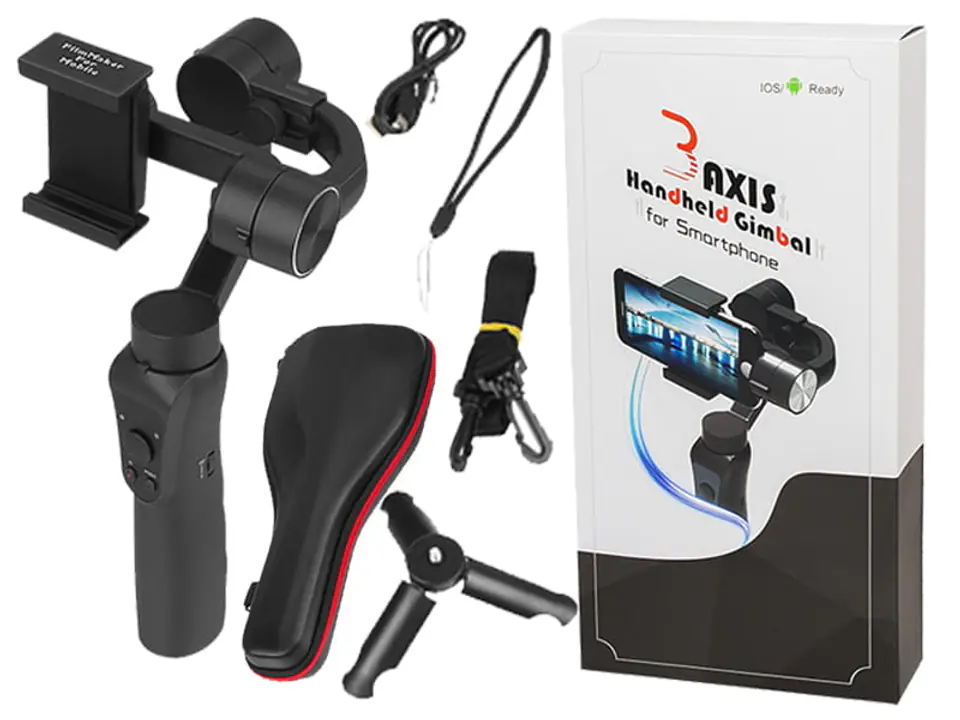 Gimbal Blow trzyosiowa stabilizacja iOS Android BG500 w sklepie Wasserman.eu