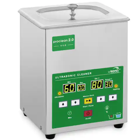 ⁨Bath washer ultrasonic purifier 2L Ulsonix PROCLEAN 2.0 ECO⁩ at Wasserman.eu