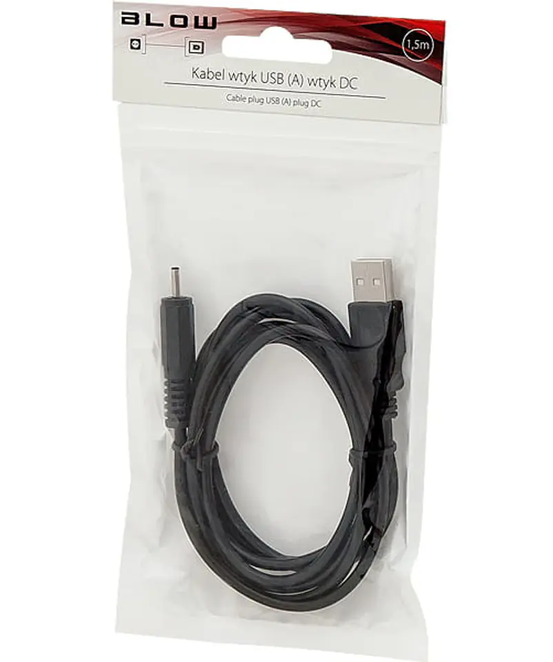 ⁨Kabel USB - DC 0,7/2,5 do tabletu Blow 66-079⁩ w sklepie Wasserman.eu