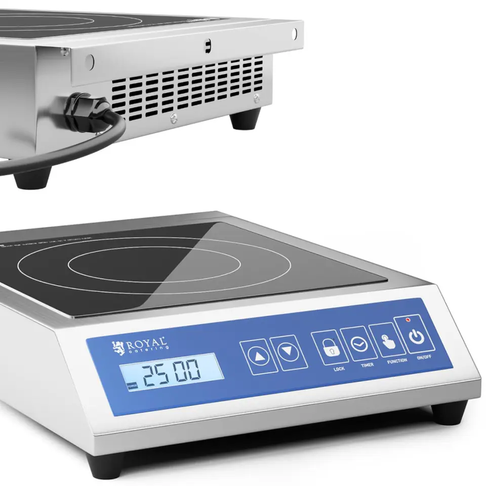 ⁨Cooker induction hob portable 1 heating field dia. 28 cm LCD 3500 W⁩ at Wasserman.eu