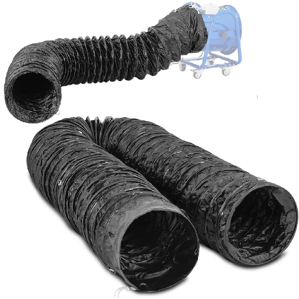 Extraction hose pipe for industrial blower fan diameter. 400 mm length 10 m at Wasserman.eu