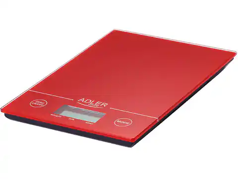 ⁨Elektronische Küchenwaage mit LCD bis 5 kg rot AD 3138R⁩ im Wasserman.eu